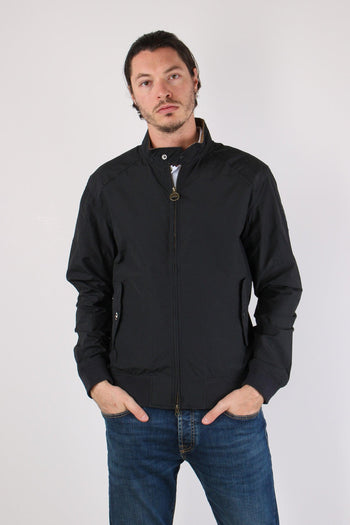 Field Jacket Colletto Velluto Navy - 2