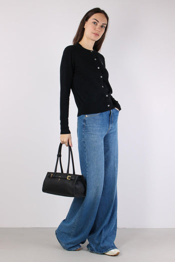 Cardigan Cotone Polo Black - 5
