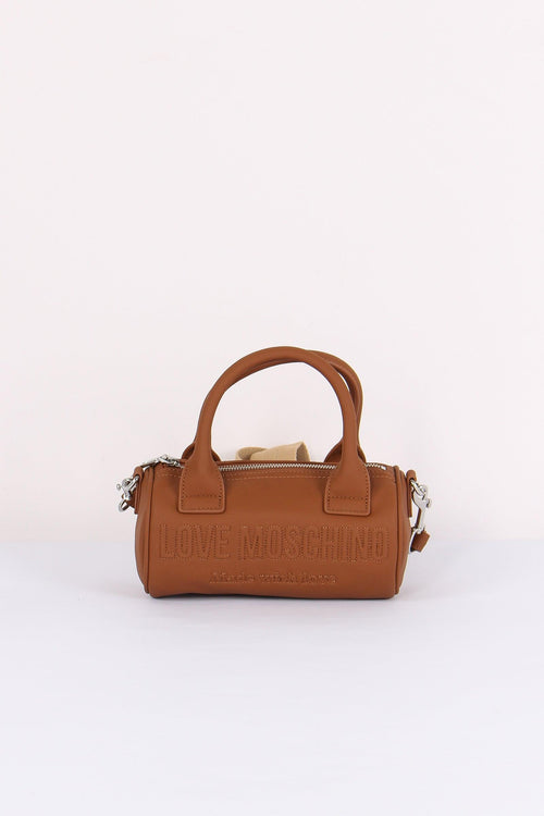 Bauletto Lettering Cuoio