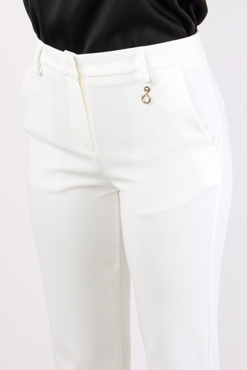 Krizia Pantalone Palazzo Lin Pink Tin - 7