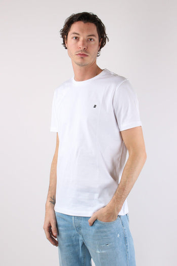 T-shirt Logo Cotone Bianco - 3