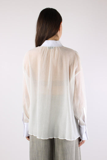 Camicia Chiusura Fiocco White - 5