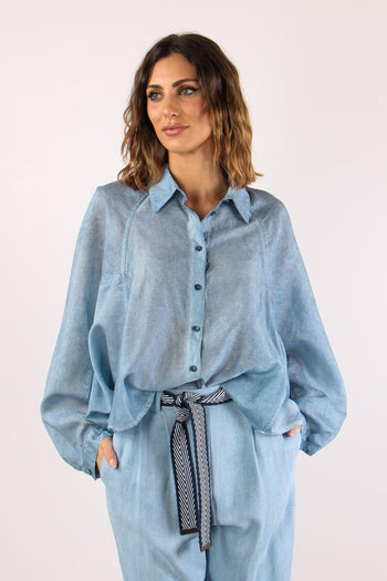 Camicia Over M/l Denim - 2