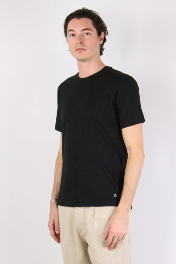 T-shirt Girocollo Basica Nero - 5