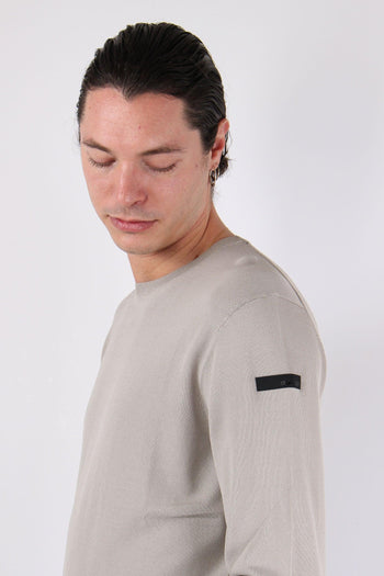 Maglia Girocollo Tessuto Tecnico White - 7