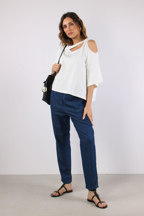 T-shirt Cut Out Panna