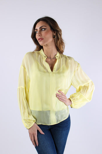 Casacca Ml Effetto Rigato Lemon Juice - 7