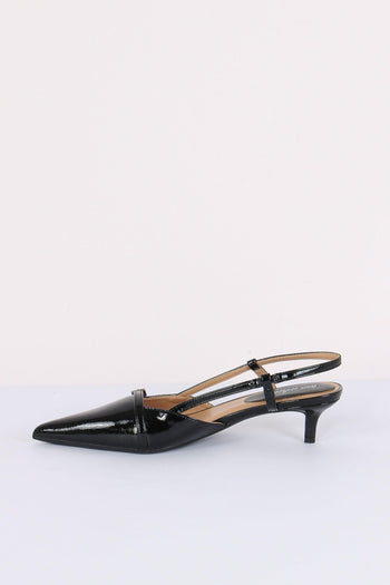 Chanel Tacco Basso Fibbia Nero - 6