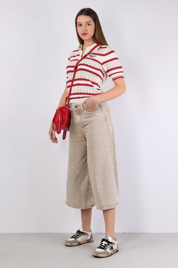 Polo Tricot Riga Lurex Rosso - 3