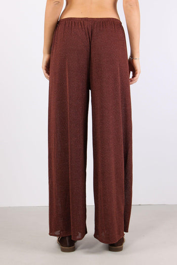 Pantalone Palazzo Lurex Moro - 4