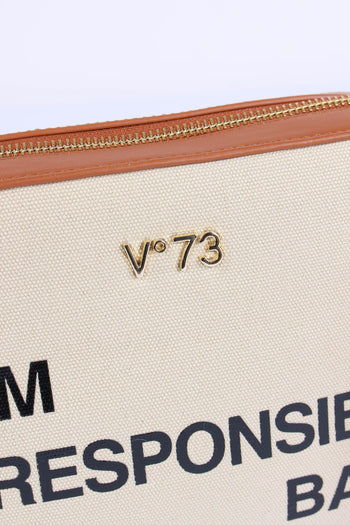 Responsible Camera Bag Canvas Off White/cuoio - 7
