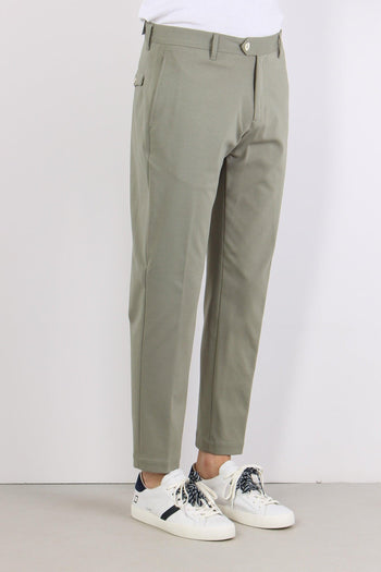 Cremino Pantalone Punto Milano Salvia - 6