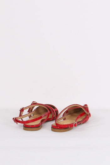 Slingback Cinturini Rosso - 3