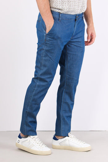 Denim Chino Leggero Denim Medio - 3