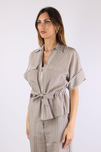 Camicia M/m Cintura Beige - 3