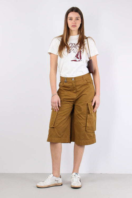 Albareto Bermuda Gabardina Bronzo