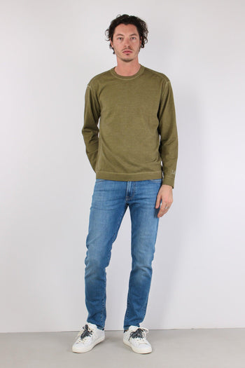 Maglia Doppia Tintura Effetto Lino Died Herb - 6