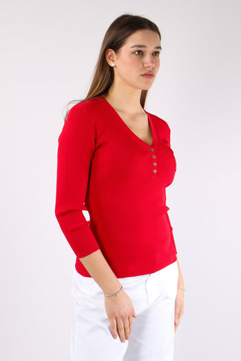 Deneuve Maglia Costina Taschino Flame S - 6