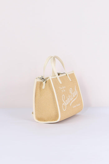 Vivian Mid Paglia Profilo Contrasto Beige/bianco - 7