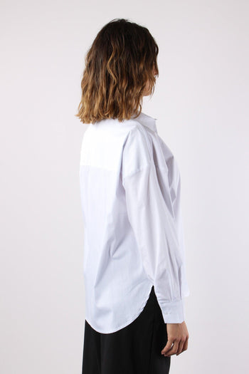 Camicia Over Castone Bianco - 7