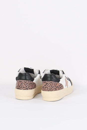 Sneakers New Star Pitone Bianco/beige - 3