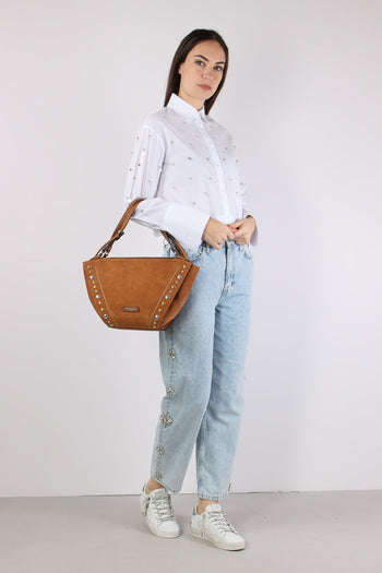 Jeans Castoni Laterali Denim Blu - 6