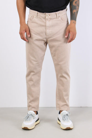 Pantalone 5 Tasche Bull Caffelatte - 2