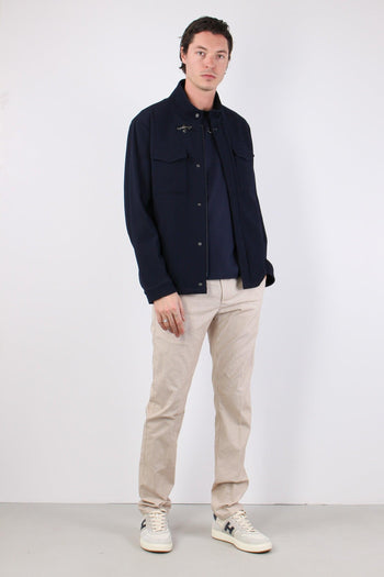 Feel Jacket Punto Milano Blu - 6