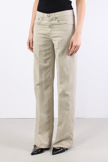 Jacklyn Pantalone Wide Leg Lino Lievito - 3