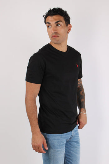 T-shirt Slim Fit Jersey Rl Black - 6