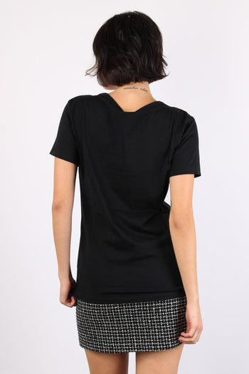 Annachiara T-shirt Collana Black - 3