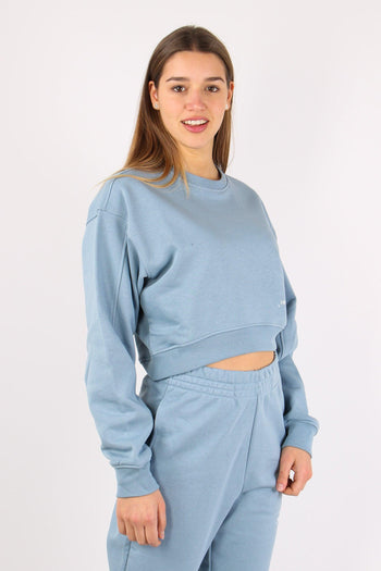 Felpa Cropped Basica Polvere - 2