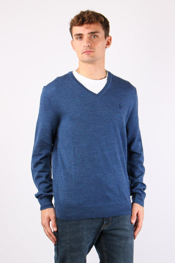 Maglia Scollo V Merinos Rustic Navy - 4