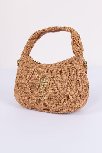 Dalia Mini Hobo Intreccio Croc Cuoio - 4