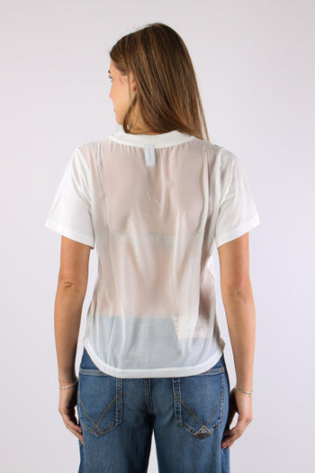 T-shirt Ricamo Organza Off White - 3