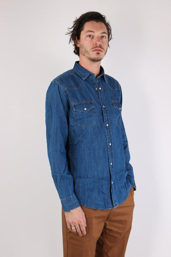 Camicia Denim Automatici Denim Medio - 6