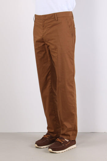 Gaubert Pantalone Popeline Corteccia - 4