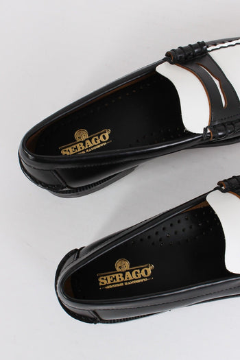 Mocassino Pelle Black/white - 8