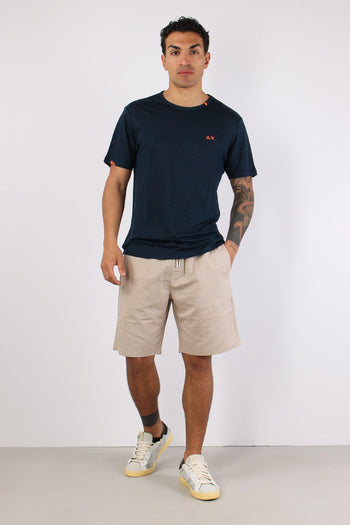 T-shirt Basica Lino Navy Blue - 2