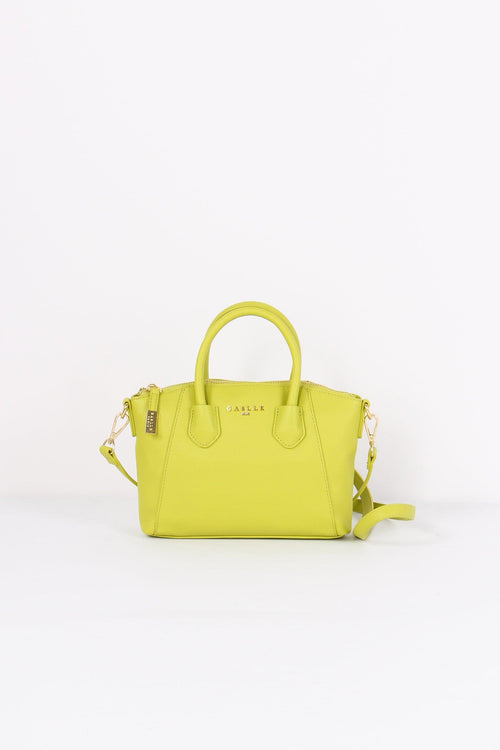 Mini Shopping Saffiano Lime
