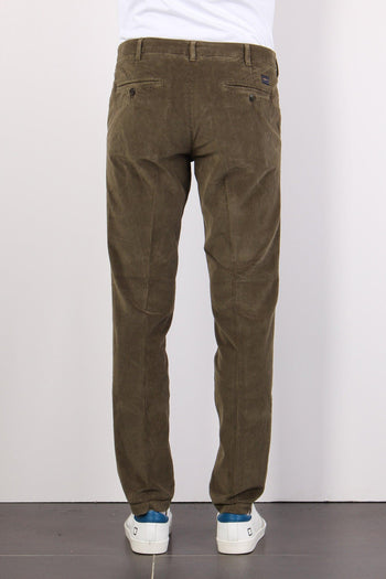 Pantalone Chino Velluto Militare - 3