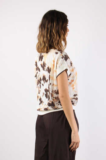 Blusa Traforata Fantasia Brown Shades - 6