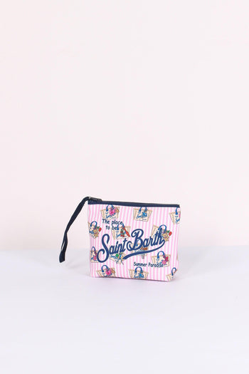 Aline Pochette Charms Rosa - 2