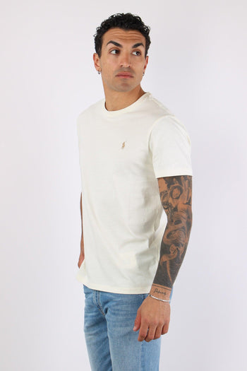 T-shirt Custom Slim Fit Cream - 6