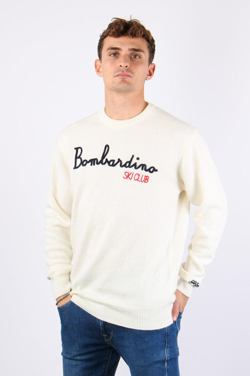 Maglia Girocollo Ricamo Bombardino - 2