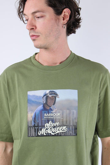 T-shirt Stampa Steve Mc Queen Olvine - 7