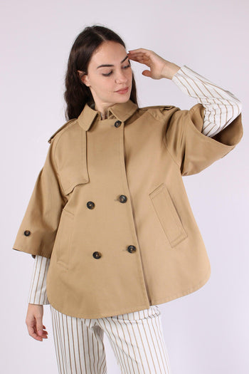 Cappa Canvas Manica 3/4 Tabacco - 2