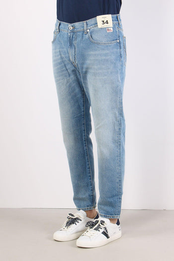 Denim Tapered Relaxed Denim Medio - 4
