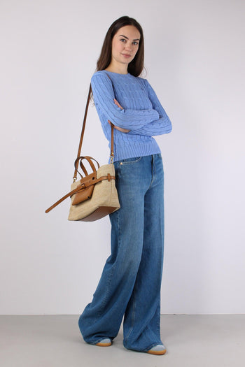 Pullover Girocollo Trecce Litchfield Blue - 3
