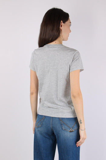 T-shirt Manica Corta Basica Cobblestone Heather - 3